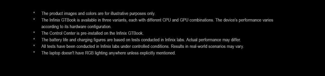 Infinix GT BOOK